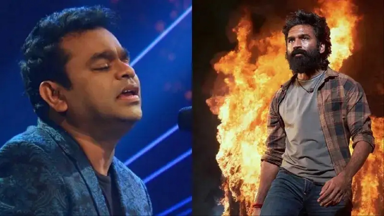 Dhanush with AR Rahman...Tere Ishq Mein Promotional Photos Trending!